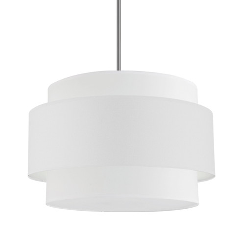 Priya Four Light Chandelier in White (216|PYA224CPCWH)
