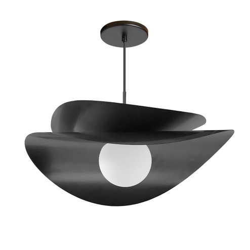 Paven One Light Pendant in Matte Black (216|PVN2015LEDPMB)