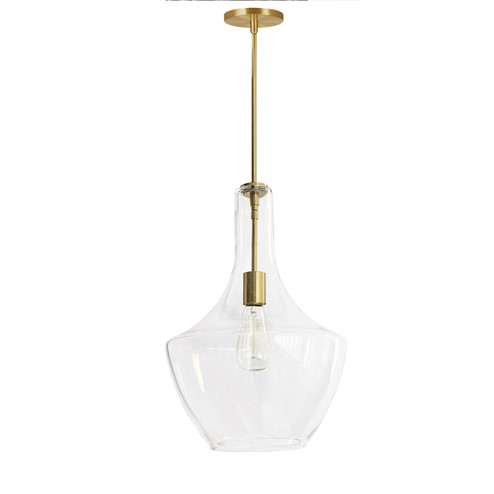 Petalite One Light Pendant in Clear (216|PTL121PAGB)