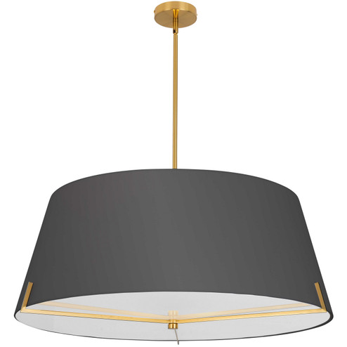 Preston Four Light Pendant in Black (216|PST324PAGBBK)