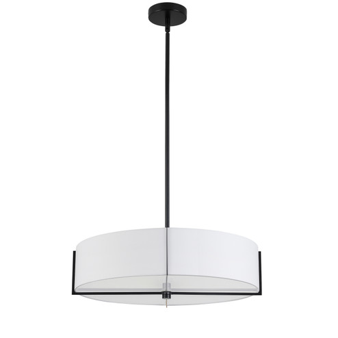 Preston Four Light Pendant in White (216|PST214PMBWH)