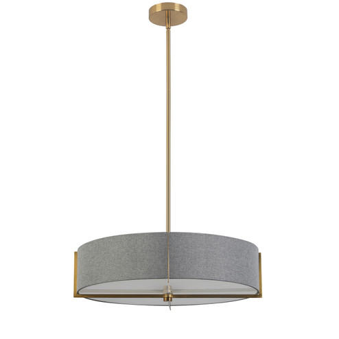 Preston Four Light Pendant in Grey (216|PST214PAGBGRY)