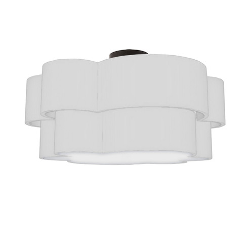 Phlox Three Light Flush Mount in White (216|PLX203FHMBWH)