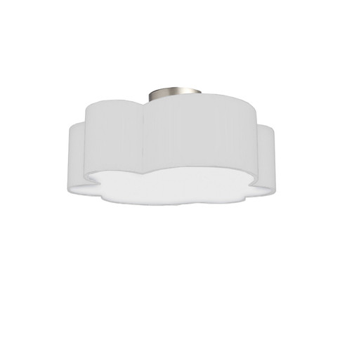 Phlox Three Light Flush Mount in White (216|PLX152FHPCWH)