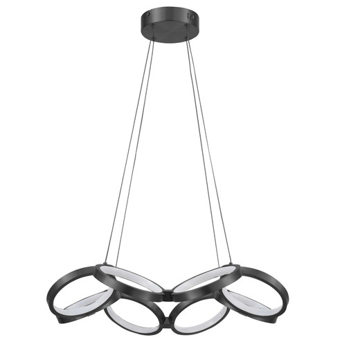 Philo LED Chandelier in Matte Black (216|PHO2564LEDCMB)