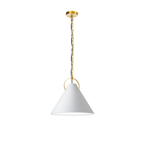 Princeton One Light Pendant in White (216|PCN161PAGB790)