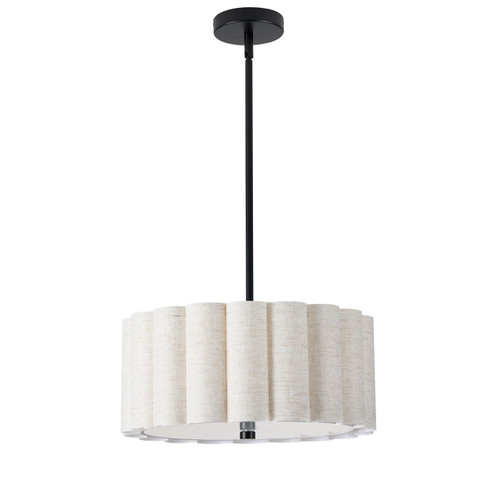 Pacifica Three Light Pendant in Flax (216|PCA163PMBFX)