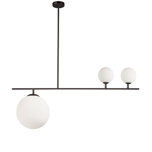 Orion Three Light Pendant in Black (216|ORN363PMB)