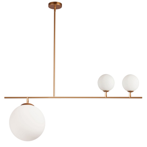 Orion Three Light Pendant in Gold (216|ORN363PGLD)