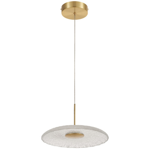 Oriana LED Pendant in Clear Textured (216|ORA1110LEDPAGB)