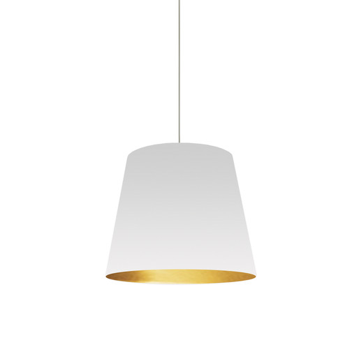 Oversized Drum One Light Pendant in White (216|ODS692)