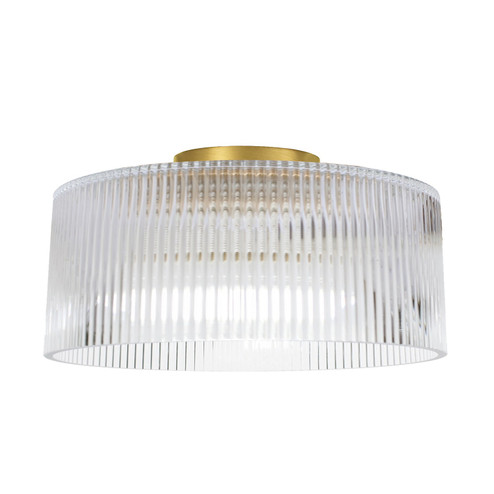 Nadine One Light Flush Mount in Clear (216|NAD123FHAGBFL)
