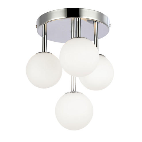 Megallan Four Light Flush Mount in Polished Chrome (216|MGL94FHPC)