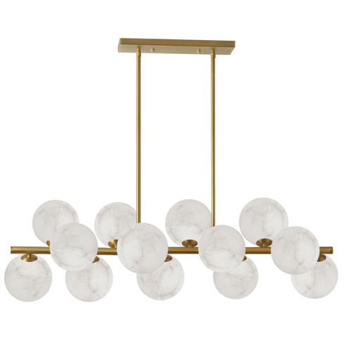 Giovanna 13 Light Pendant in Alabaster (216|GVA4013HPAGB)