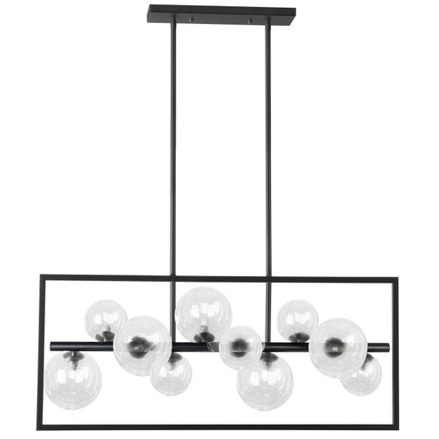 Glasgow Ten Light Pendant in Black (216|GLA3310HPMBCLR)