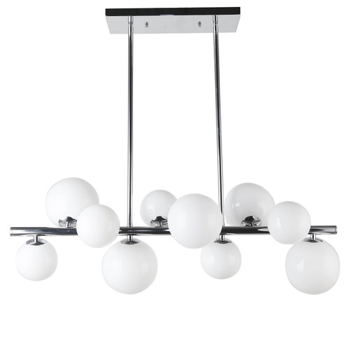 Glasgow Ten Light Pendant in Polished Chrome (216|GLA3110HPPC)