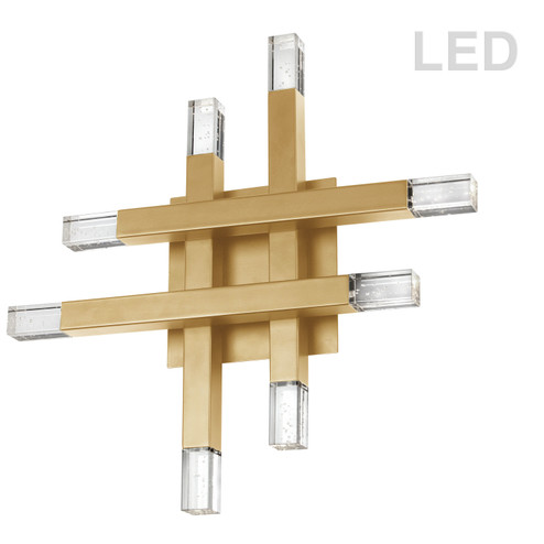 Francesca LED Wall Sconce in Aged Brass (216|FCS1432WAGB)