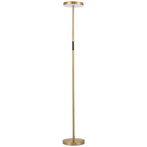Francine LED Floor Lamp in Aged Brass (216|FCE5430LEDFAGB)