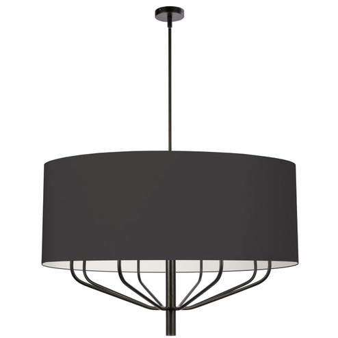 Eleanor Eight Light Chandelier in Black (216|ELN388CMB797)