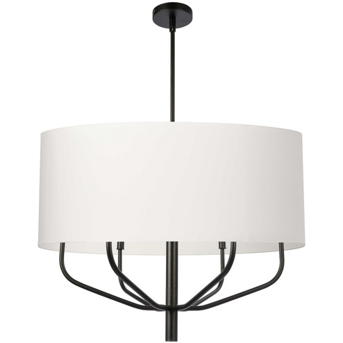 Eleanor Six Light Chandelier in White (216|ELN306CMB790)