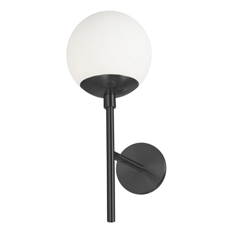 Dayana One Light Wall Sconce in Black (216|DAY161WMB)
