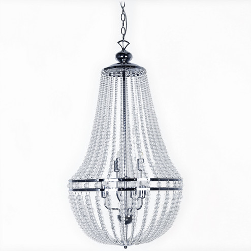 Dawson Six Light Chandelier in Clear (216|DAW386CPCCLR)