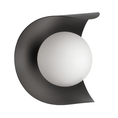 Crescent One Light Wall Sconce in Black (216|CRT61WMB)
