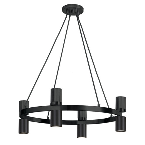 Cerelia Eight Light Chandelier in Matte Black (216|CRL248CMB)
