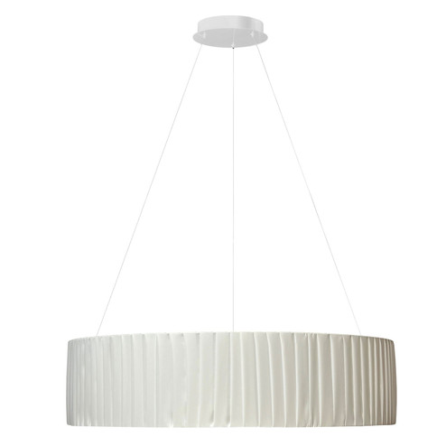 Carla LED Chandelier in White (216|CRA2432LEDCWH)