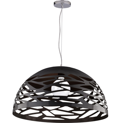 Coral One Light Pendant in Black (216|COR201PBK)