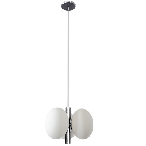 Burlat Three Light Pendant in White (216|BUR133PPCWH)