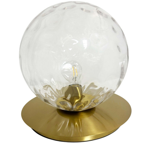 Burlat One Light Table Lamp in Clear (216|BUR131TAGBCLR)