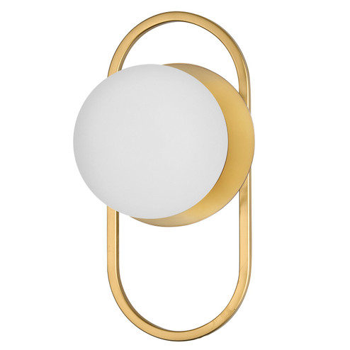 Burlat One Light Wall Sconce in White (216|BUR121WAGBWH)