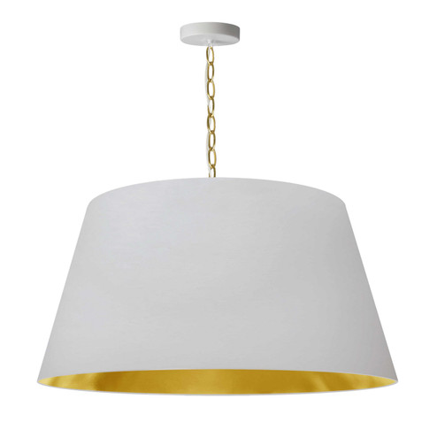 Brynn One Light Pendant in White (216|BRYLAGB692)