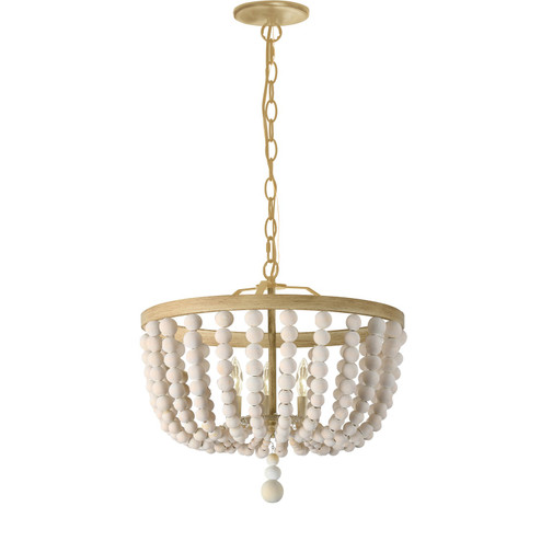 Bridget Three Light Pendant in White (216|BGT163PVW)