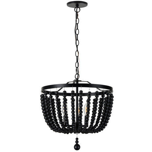 Bridget Three Light Pendant in Matte Black (216|BGT163PMB)