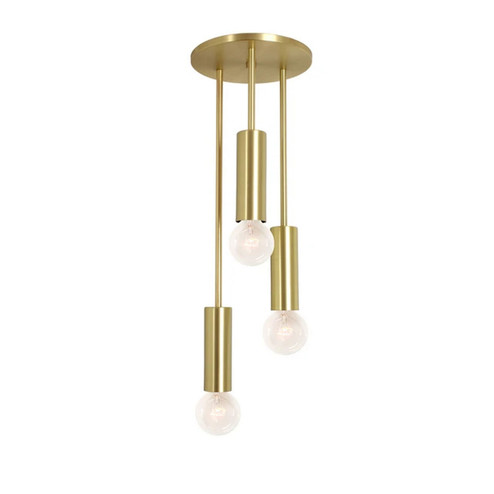 Adams Three Light Pendant in Aged Brass (216|ADS63PAGB)