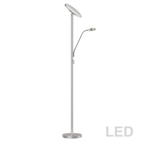 LED Floor Lamp in Satin Chrome (216|801LEDFSN)