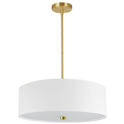Everly Four Light Pendant in White (216|571204PAGBWH)