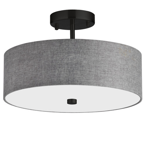 Everly Three Light Semi-Flush Mount in Grey (216|571143SFMBGRY)