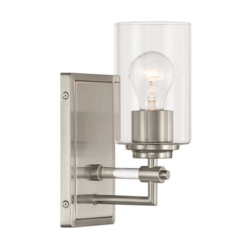 Binsly One Light Bath Sconce in Brushed Nickel (7|264184)