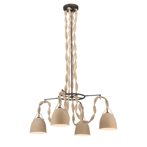Cordón Four Light Pendant in Dark Bronze (7|16066860)