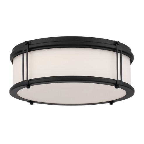 Merick LED Flush Mount in Dark Matte Black (7|16014899L)