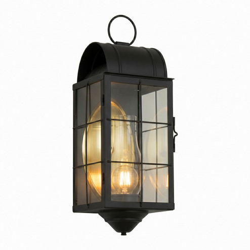 Durham One Light Wall Sconce in Matte Black (405|9161HBKCLC)