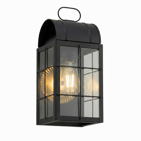 Durham One Light Wall Sconce in Matte Black (405|9121HBKCL)