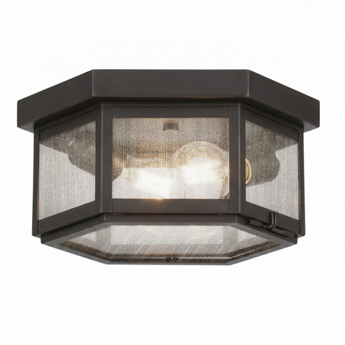 Branford Two Light Semi Flush Mount in Dark Brass (405|91132DBSDY)