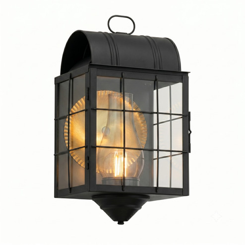 Durham One Light Wall Sconce in Matte Black (405|9111HBKCLC)