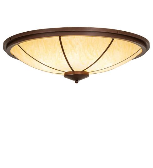 Dionne Eight Light Flush Mount in C-Mahogany Bronze (57|293610)