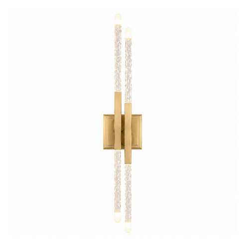 Valenza LED Wall Sconce in Aged Brass (360|WS12019LED2LHFAGB)
