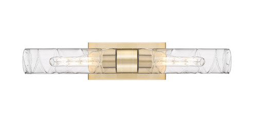 Downtown Urban Two Light Bath Vanity in Champagne Bronze (405|6172WCBG61711DE)